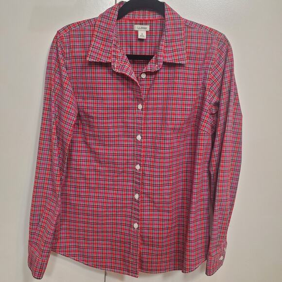 L.L. Bean Tops - CLASSIC OUTDOOR VIBE! L.L. Bean Plaid Flannel Button Down